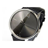Calvin Klein Accent Black Dial Black Leather Strap Watch for Men - K2Y2X1C3 Authentic Buy Shop Now