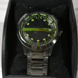 Armani Exchange Hampton Black Dial Black Steel Strap Watch For Men - AX2407 Authentic Buy Shop Now