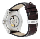 Mido Multifort Automatic Silver Dial Black Leather Strap Watch For Men - M005.430.16.031.80 Authentic Buy Shop Now