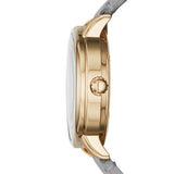 Marc Jacobs Fergus Grey Dial Grey Leather Strap Watch for Women - MBM8654 Authentic Buy Shop Now