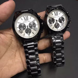 Michael Kors Bradshaw Chronograph Quartz White Dial Grey Steel Strap Watch For Men - MK5952 Authentic Buy Shop Now