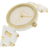 Michael Kors Delray Rose Gold Dial White Steel Strap Watch for Women - MK4315 Authentic Buy Shop Now