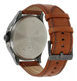 Armani Exchange Hampton Chronograph Grey Dial Brown Leather Strap Watch For Men - AX2414 Authentic Buy Shop Now