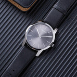 Calvin Klein City Grey Dial Black Leather Strap Watch For Men - K2G21107 Authentic Buy Shop Now