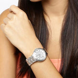 Guess Madison Diamonds Silver Dial Silver Steel Strap Watch for Women - W0637L1 Authentic Buy Shop Now
