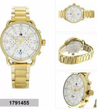 Tommy Hilfiger Quartz White Dial Gold Steel Strap Watch for Men - 1791455 Authentic Buy Shop Now