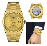 Tissot PRX Powermatic 80 Gold Dial Gold Steel Strap Watch for Men - T137.407.33.021.00 Authentic Buy Shop Now