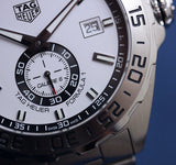 Tag Heuer Formula 1 Calibre 6 Automatic White Dial Silver Steel Strap Watch for Men - WAZ2013.BA0842 Authentic Buy Shop Now