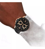 Tommy Hilfiger Blaze Multifunction Black Dial Black Rubber Strap Watch For Men - 1792028 Authentic Buy Shop Now