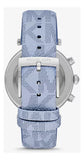 Michael Kors Parker Silver Dial Blue Leather Strap Watch For Women - MK6936 Authentic Buy Shop Now