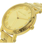 Michael Kors Norie Gold Dial Gold Steel Strap Watch for Women - MK3560 Authentic Buy Shop Now