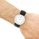 Tissot Everytime Medium White Dial Black Leather Strap Watch For Men - T109.410.16.033.01 Authentic Buy Shop Now