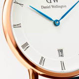 Daniel Wellington Dapper Durham White Dial Brown Leather Strap Watch For Men - DW00100115 Authentic Buy Shop Now