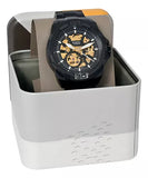Fossil Bronson Automatic Skeleton Black Dial Black Steel Strap Watch for Men - ME3217 Authentic Buy Shop Now