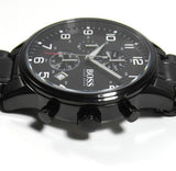 Hugo Boss Chronograph Black Dial Black Steel Strap Watch for Men - 1513180 Authentic Buy Shop Now
