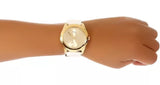 Guess G-Twist Gold Dial White Rubber Strap Watch for Women - W0911L7 Authentic Buy Shop Now