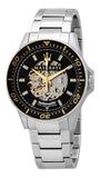 Maserati SFIDA Automatic Black Dial Silver Steel Strap Watch For Men - R8823140002 Authentic Buy Shop Now