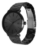 Michael Kors Blake Three-Hand Black Dial Black Steel Strap Watch for Men - MK9135 Authentic Buy Shop Now