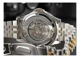 Maserati SFIDA Automatic Skeleton Black Dial Two Tone Steel Strap Watch For Men - R8823140010 Authentic Buy Shop Now