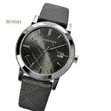 Burberry Heritage Grey Dial Black Leather Strap Watch for Men - BU9024 Authentic Buy Shop Now