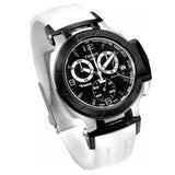 Tissot T Race Chronograph Black Dial White Rubber Strap Watch for Men - T048.417.27.057.05 Authentic Buy Shop Now