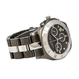 Marc Jacobs Blade Chronograph Black Dial Two Tone Steel Strap Watch for Women - MBM3179 Authentic Buy Shop Now