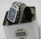 Fossil Inscription Multifunction Black Dial Silver Steel Strap Watch for Men - BQ2655 Authentic Buy Shop Now