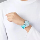 Michael Kors Janelle Quartz Blue Dial Blue Rubber Strap Watch For Women - MK7350 Authentic Buy Shop Now