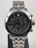 Tissot PRS 200 Grey Dial Chronograph Grey Dial Silver Steel Strap Watch For Men - T067.417.11.051.00 Authentic Buy Shop Now