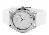 Guess G Twist Quartz White Dial White Silicone Strap Watch For Women - W0911L1 Authentic Buy Shop Now