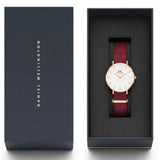 Daniel Wellington Petite Roselyn White Dial Red Nylon Strap Watch For Women - DW00100291 Authentic Buy Shop Now