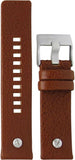 Diesel SBA Dual Time Black Dial Brown Leather Strap Watch For Men - DZ7264 Authentic Buy Shop Now