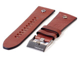 Diesel Mr Daddy Chronograph Blue Dial Brown Leather Strap Watch For Men - DZ7314 Authentic Buy Shop Now