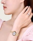 Swarovski Lovely Crystals Mother of Pearl Dial Rose Gold Steel Strap Watch for Women - 5261496 Authentic Buy Shop Now