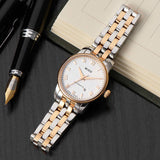Mido Baroncelli III Automatic White Dial Two Tone Steel Strap Watch For Women - M7600.9.N6.1 Authentic Buy Shop Now