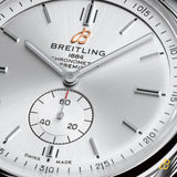 Breitling Premier Automatic 40mm Stainless Steel Silver Dial Mens Watch - A37340351G1A1 Authentic Buy Shop Now