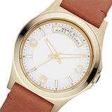 Marc Jacobs Baby Dave White Dial Brown Leather Strap Watch for Women - MBM1261 Authentic Buy Shop Now