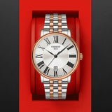 Tissot Carson Premium White Dial Two Tone Steel Strap Watch For Men - T122.410.22.033.00 Authentic Buy Shop Now