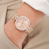 Michael Kors Darci Rose Gold Dial Rose Gold Stainless Steel Strap Watch for Women - MK3366 Authentic Buy Shop Now