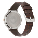 Emporio Armani Luigi Analog Bronze Dial Brown Leather Strap Watch For Men - AR11096 Authentic Buy Shop Now
