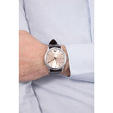 Emporio Armani Luigi Analog Bronze Dial Brown Leather Strap Watch For Men - AR11096 Authentic Buy Shop Now