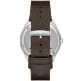 Emporio Armani Dress Quartz White Dial Brown Leather Strap Watch For Men - AR1999 Authentic Buy Shop Now