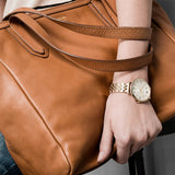 Fossil Jacqueline White Dial Gold Steel Strap Watch for Women - ES3434 Authentic Buy Shop Now