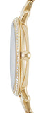 Fossil Rye Mother of Pearl White Dial Gold Steel Strap Watch for Women - ES3756 Authentic Buy Shop Now
