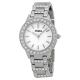 Fossil Jesse White Dial Silver Steel Strap Watch for Women - ES2362 Authentic Buy Shop Now