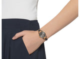 Fossil Georgia Smoke Grey Dial Grey Leather Strap Watch for Women - ES3077 Authentic Buy Shop Now