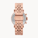Fossil Boyfriend Chronograph Rose Gold Dial Rose Gold Steel Strap Watch for Women - ES3380 Authentic Buy Shop Now
