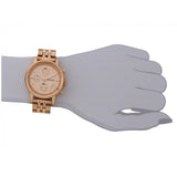 Fossil Boyfriend Chronograph Rose Gold Dial Rose Gold Steel Strap Watch for Women - ES3380 Authentic Buy Shop Now