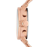 Fossil Boyfriend Chronograph Rose Gold Dial Rose Gold Steel Strap Watch for Women - ES3380 Authentic Buy Shop Now