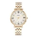Fossil Jacqueline White Dial Gold Steel Strap Watch for Women - ES3434 Authentic Buy Shop Now